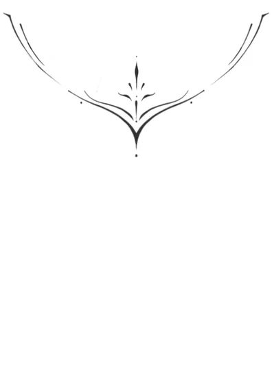 Fine line floral linework tattoo design for women