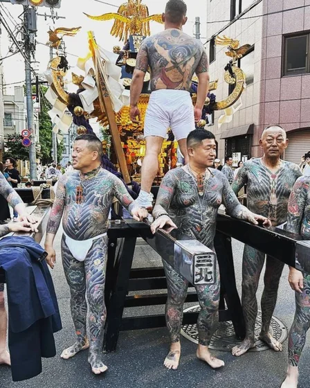 Japanese Dragon Koi Flower full sleeve leg tattoo idea for men