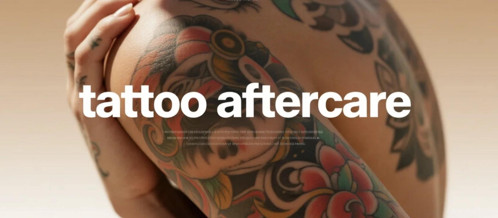 tattoo aftercare