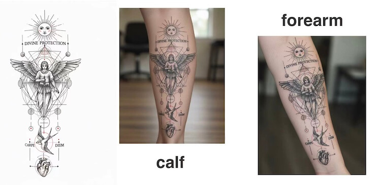 AI-Generated Tattoo Design